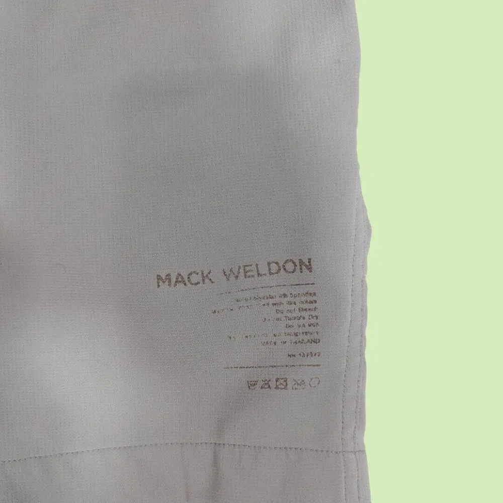 Mack Weldon Swim Trunks Mens L Gray 6In‎ Inseam